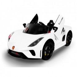 Voiture à batterie 6V de sport avec éclairage et télécommande