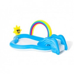 Centre de Jeu Gonflable de 247x145x91 cm. Arcoíris avec Toboggan Bestway 53092
