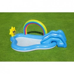 Centre de Jeu Gonflable de 247x145x91 cm. Arcoíris avec Toboggan Bestway 53092 | Piscineshorssolweb