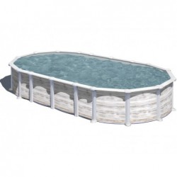 Piscine de 730x375x132 cm. en Acier Islandia Gre KITPROV7388N