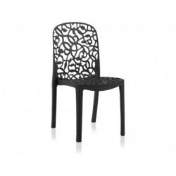 Mobilier de Jardin Chaise Modèle Flora Anthracite SP Berner 55396
