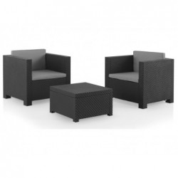 Set Diva Tête à Tête Graphite Berner 55442