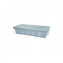 Couverture de piscine 300x207x70 cm avec boucles de corde Jilong 16112