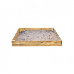 Bac à sable enfant de 120x150 cm. Basic Rectangulaire de Masgames MA600052