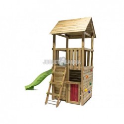 Parc enfant Canigo L avec Balançoire Individuelle et petite maison de Masgames MA700207