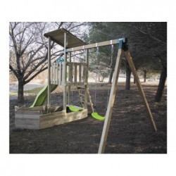 Parc enfant Nautilus L avec Balançoire double de Masgames MA700327