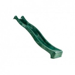 Toboggan à rampe de couleur vert foncé pour une hauteur de 1,5 m. Masgames MA604500
