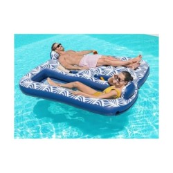 Matelas gonflable double 204x188 cm. Confort Splush Bestway 43653 | Piscineshorssolweb