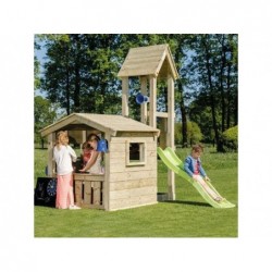Aire De Jeux Avec Maison Lookout Masgames Ma801821