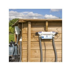 Système de désinfection de l'eau par UV pour piscines hors sol jusqu'à 25.000l Gre UVC25