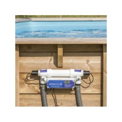 Système de désinfection de l'eau par UV pour piscines hors sol jusqu'à 25.000l Gre UVC25 | Piscineshorssolweb