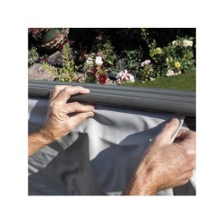 Liner gris pour piscines en composite 524x386x124 cm. Gre SPCO52G | Piscineshorssolweb