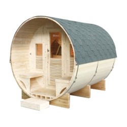 Sauna extérieur Gaïa Luna 220x205x250 cm