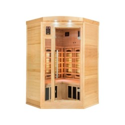 Sauna infrarouge Apollon 2C Angulaire 190x120x120 cm