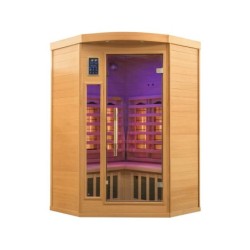 Sauna infrarouge Apollon 2C Angulaire 190x120x120 cm | Piscineshorssolweb