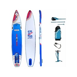 Coasto Super Turbo Planche de Padelsurf gonflable 427x71x15 cm | Piscineshorssolweb
