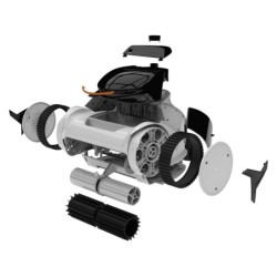 Robot nettoyeur de piscine sans fil InverX Air 20 | Piscineshorssolweb