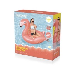 Gonflable Flamingo à enfourcher 168x120 cm Bestway 41526 | Piscineshorssolweb