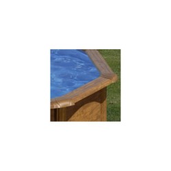 Piscine Ronde Gre Imitation Bois Mauritius. 460 X 132 Cm | Piscineshorssolweb