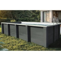 Piscine rectangulaire Avantgarde Nova Composite 455 x 315 x 126 cm Gre KPCOR46T