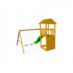 Aire De Jeux Avec Double Balançoire Canigó Masgames Ma700204