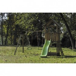Aire De Jeux Avec Double Balançoire Tibidabo Masgames Ma700221
