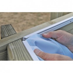 Liner Bleu Gre 785939 Pour Piscine En Bois De 600x400x133 Cm. | Piscineshorssolweb