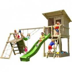 Aire De Jeux Avec Challenger Beach Hut Masgames Ma812301