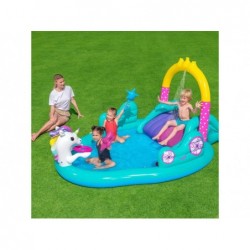 Centre De Jeux 274x198x137 Cm. Chariot De Licorne Bestway 53097 | Piscineshorssolweb