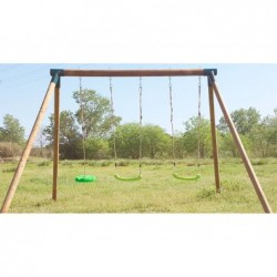 Kibo Plus Double Balançoire Masgames Ma700028 | Piscineshorssolweb