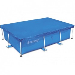 Bâche De Protection Pour Piscine Tubulaire Rectangulaire Bestway Ref 58105 259 x 170 x 61 Cm